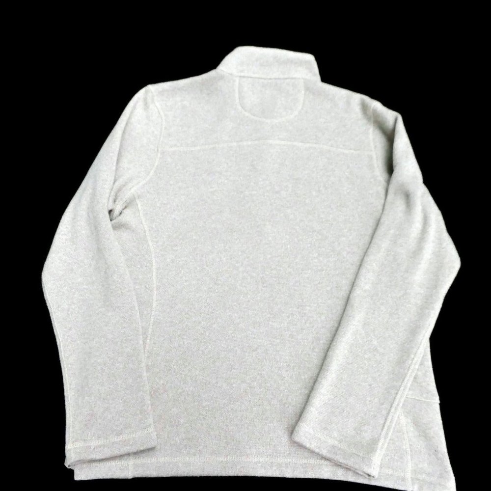 Woolrich Oatmeal Quarter Zip Pullover Vents  M - Picture 3 of 12